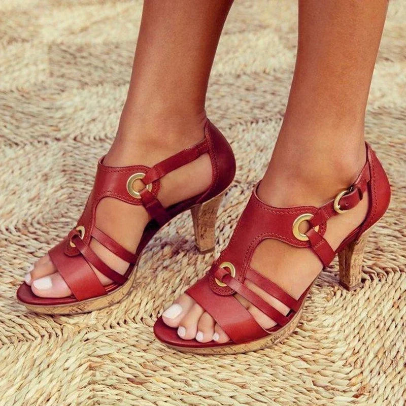 Linda - Orthopädische Leder-Sandalen aus hochwertigem Material