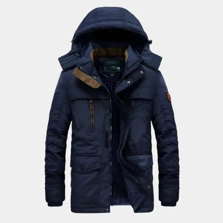Warme Kapuzenjacke