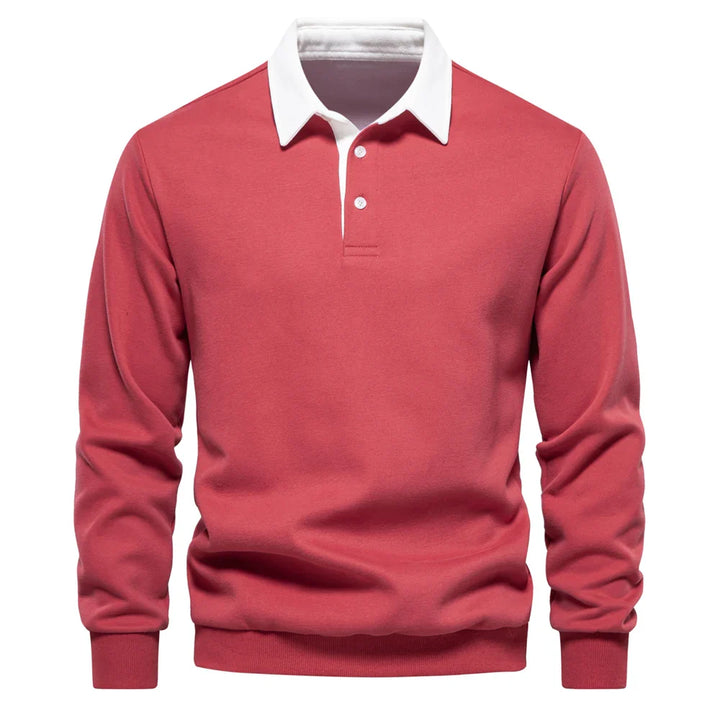 Weston - Luxuriöses Langarm-Polo