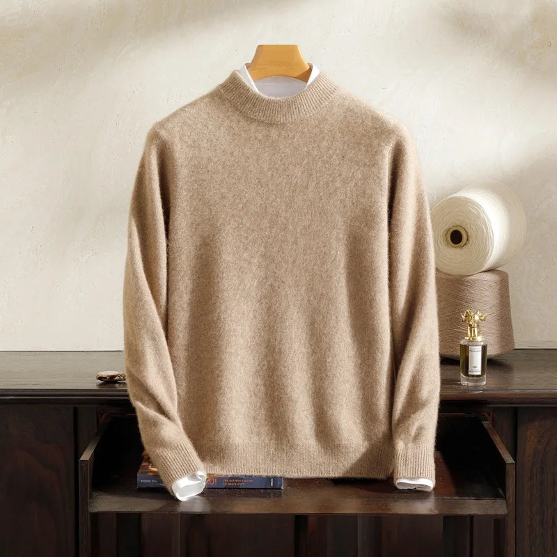 Herren Rollkragenpullover aus 95% Kaschmir