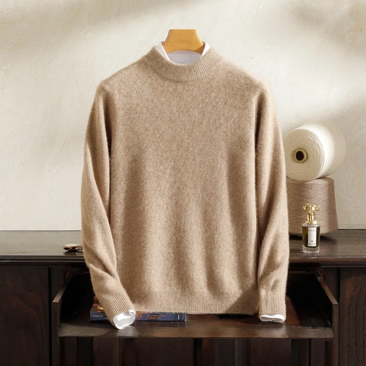 Herren Rollkragenpullover aus 95% Kaschmir