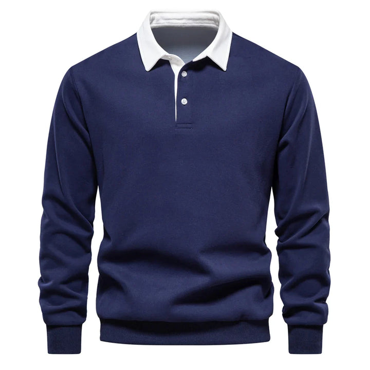Weston - Luxuriöses Langarm-Polo