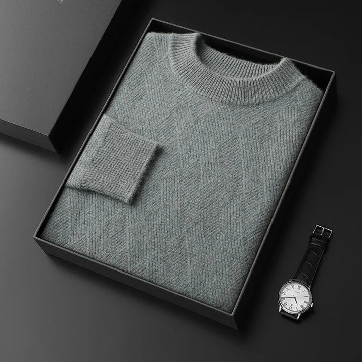 Herren Kaschmir-Mix Pullover warm und modern