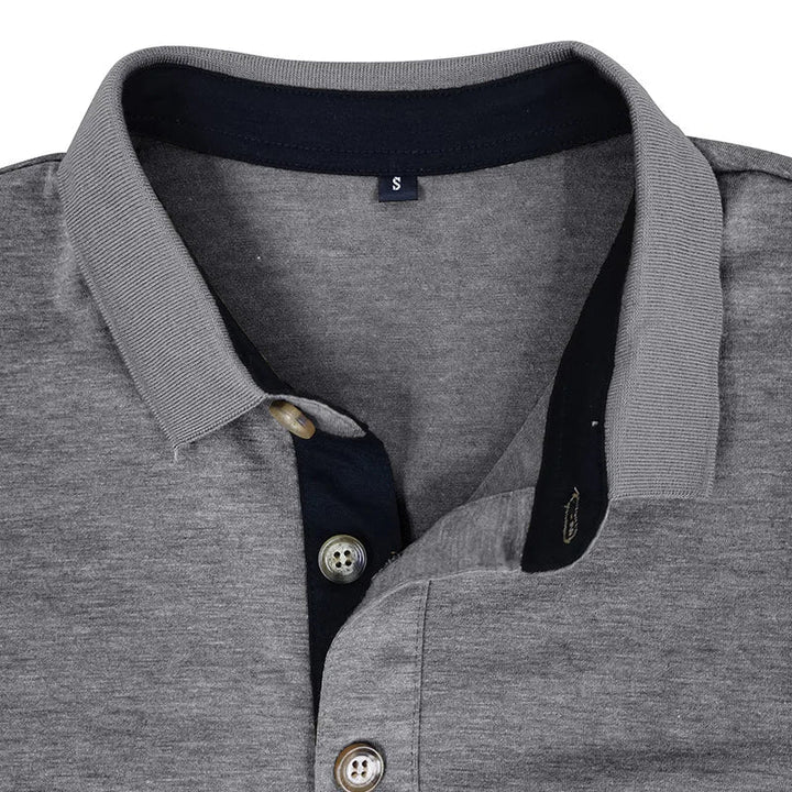 Jörg Herren Langarmshirt in Unifarbe