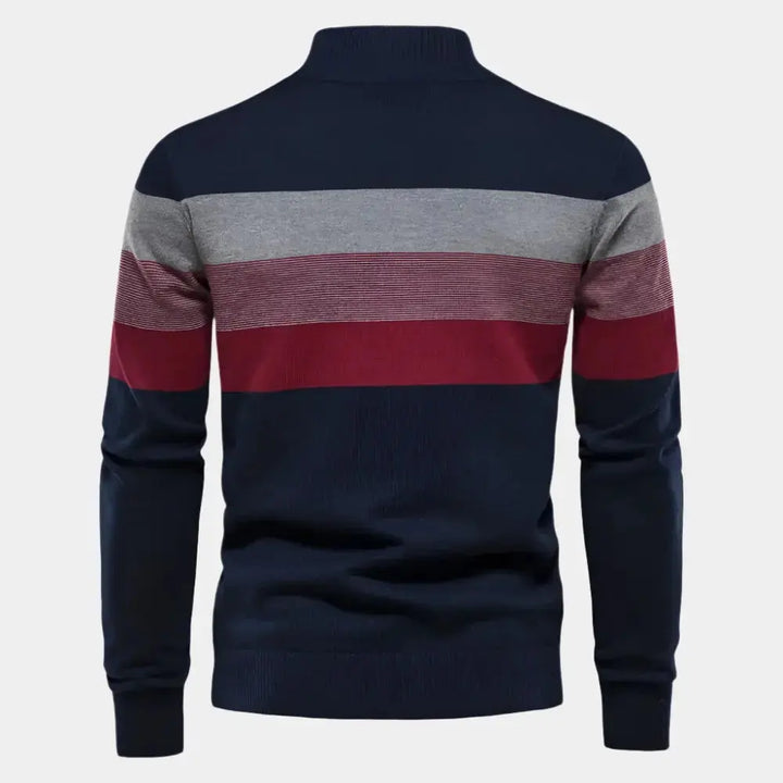 Exquisiter Pullover mit hohem Kragen
