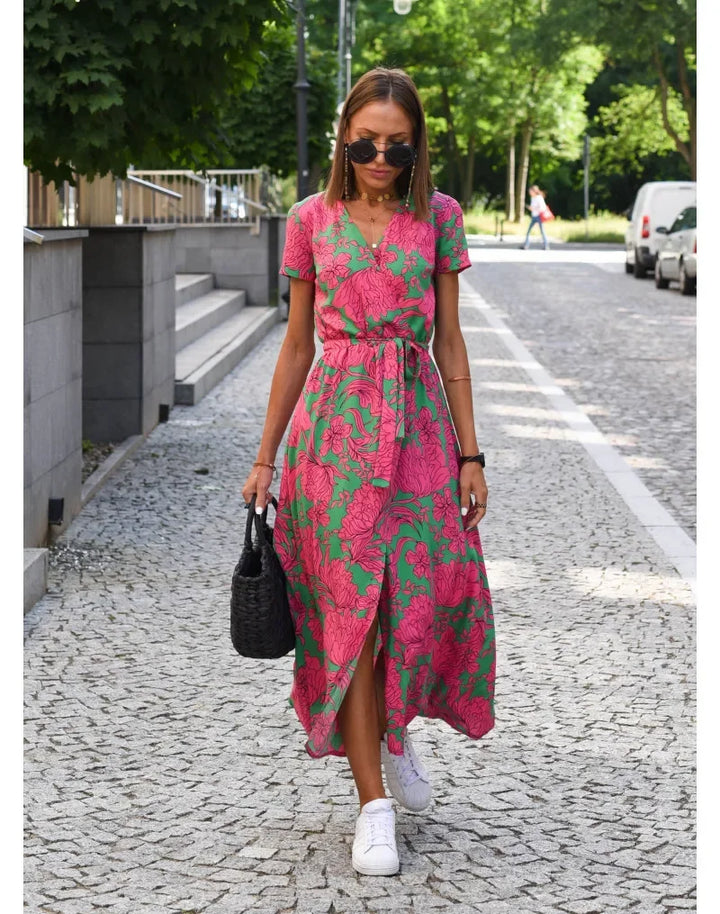 NADINE - Elegantes Blumenkleid