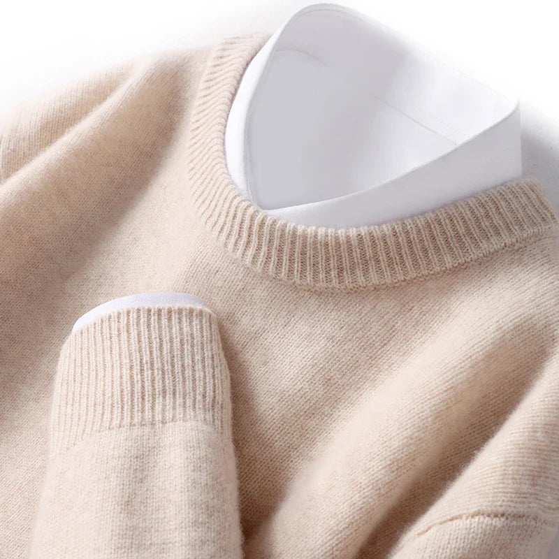 Herren Wollpullover weich und flauschig