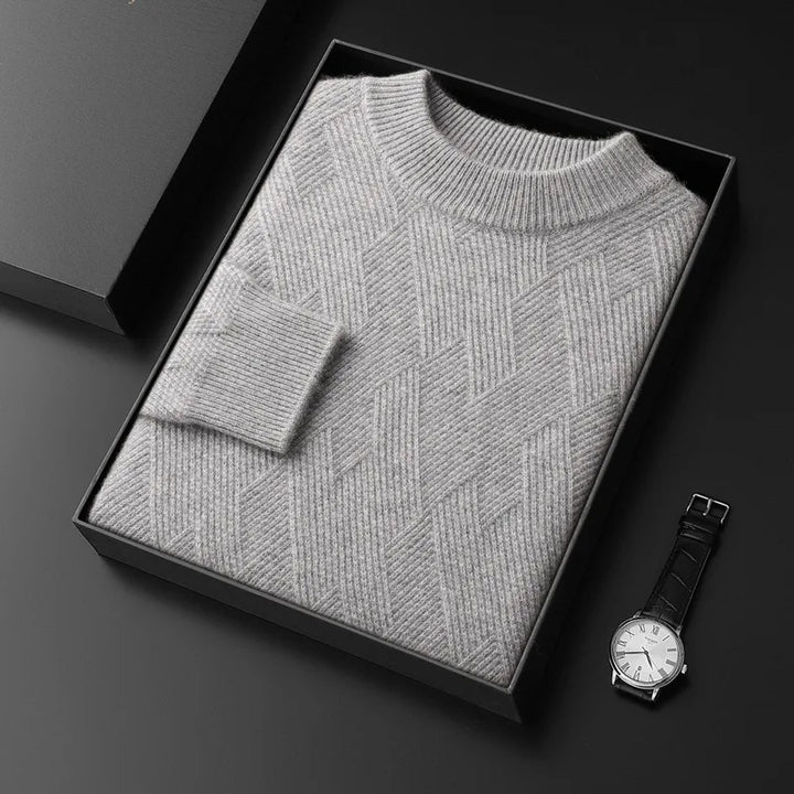 Herren Kaschmir-Mix Pullover warm und modern