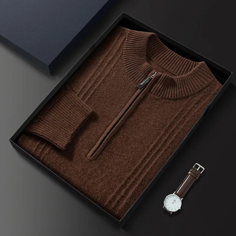 Herren Pullover aus 95% Kaschmir, warm und weich