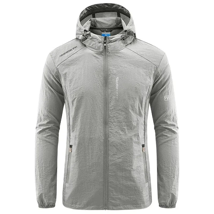 Wasserdichte Outdoor-Jacke mit Tasche und Reissverschluss