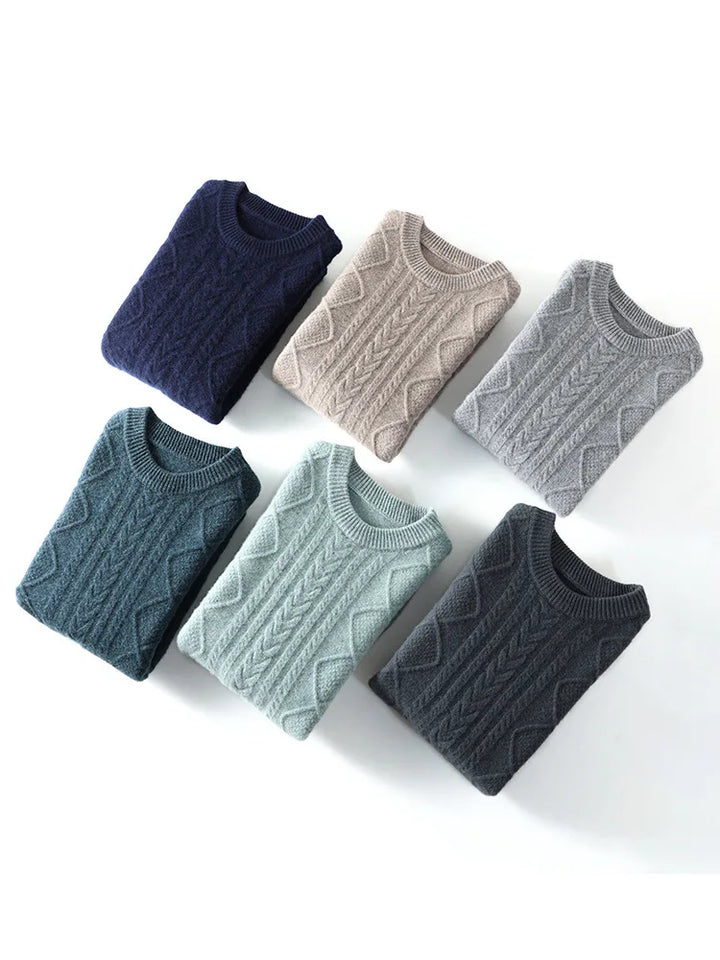 Herren Wollpullover warm und elegant