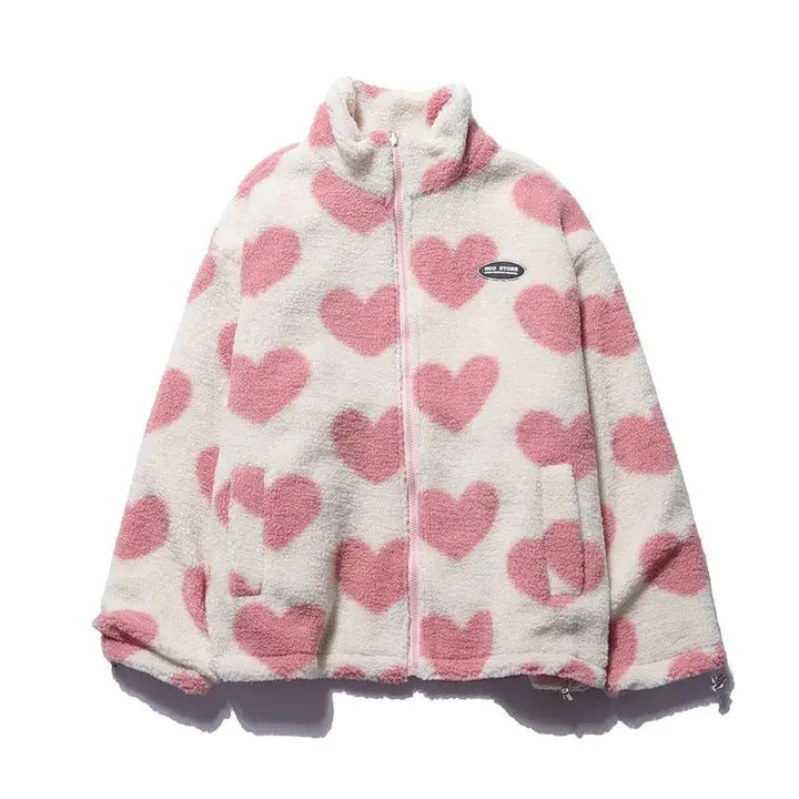 Daria - Wendbare Jacke mit Herzchen