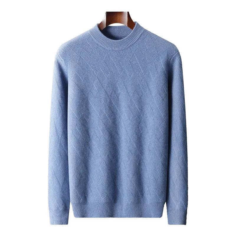 Herren Kaschmir-Mix Pullover warm und modern
