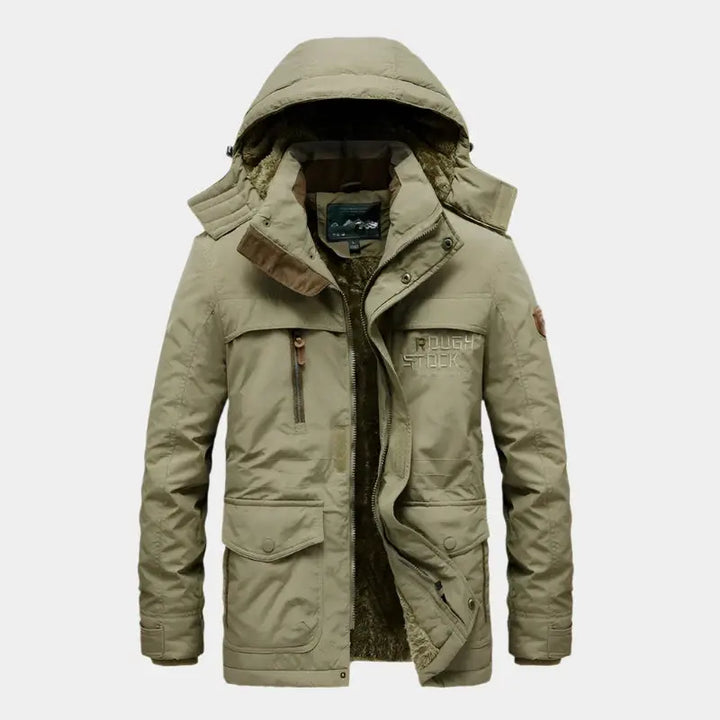Warme Kapuzenjacke
