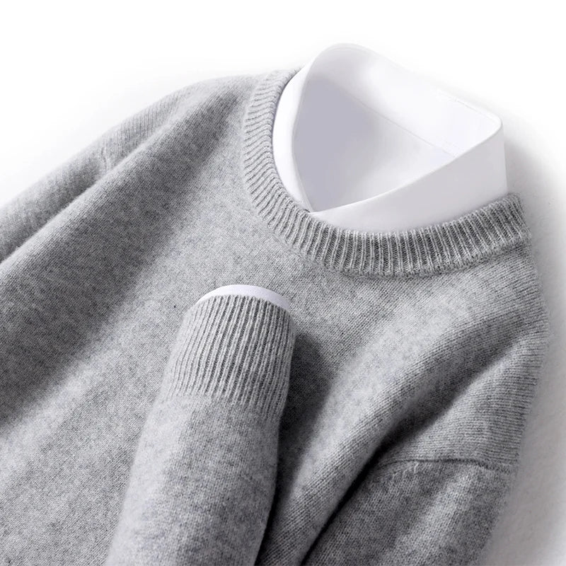 Herren Wollpullover weich und flauschig