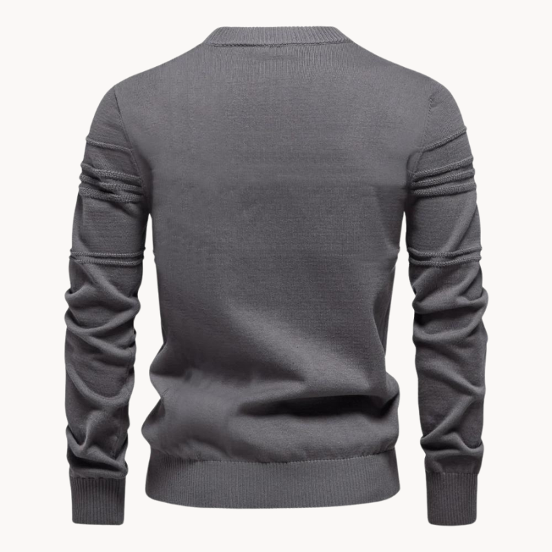 Leandro - Eleganter Pullover für Herren mit Karodesign