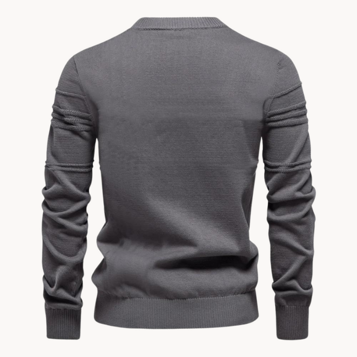 Leandro - Eleganter Pullover für Herren mit Karodesign