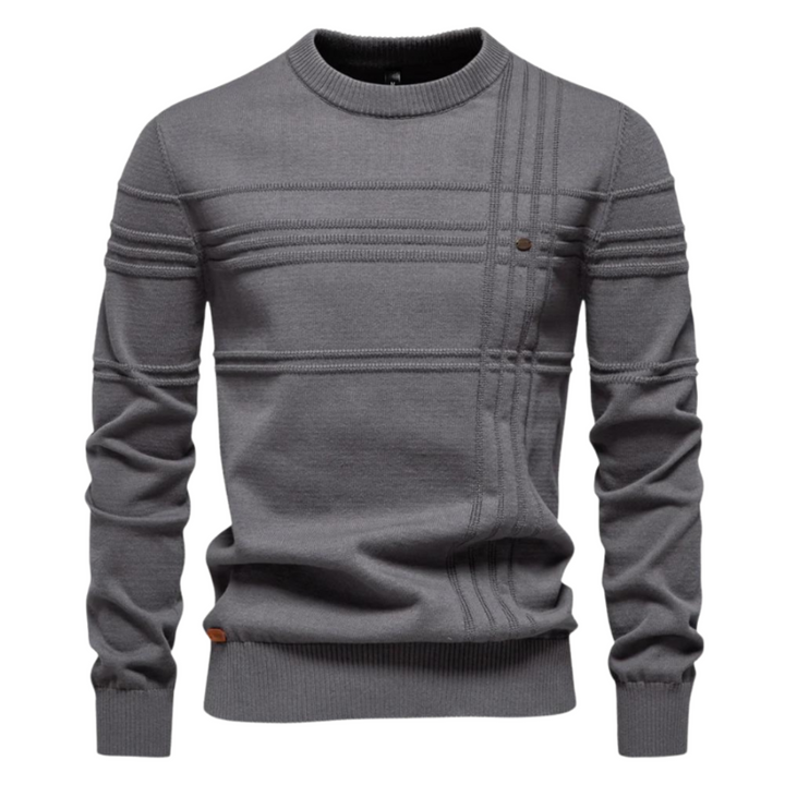 Leandro - Eleganter Pullover für Herren mit Karodesign