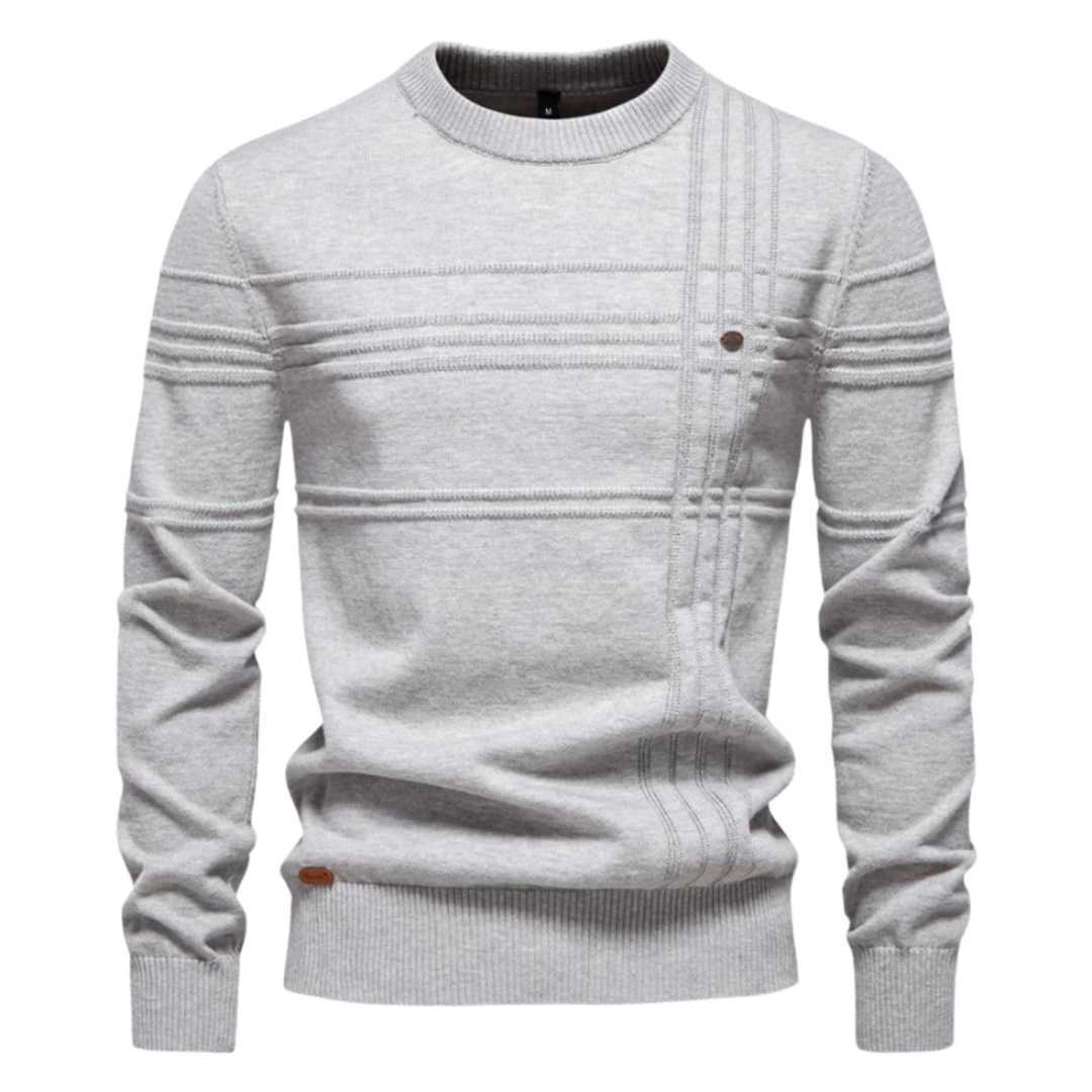 Leandro - Eleganter Pullover für Herren mit Karodesign
