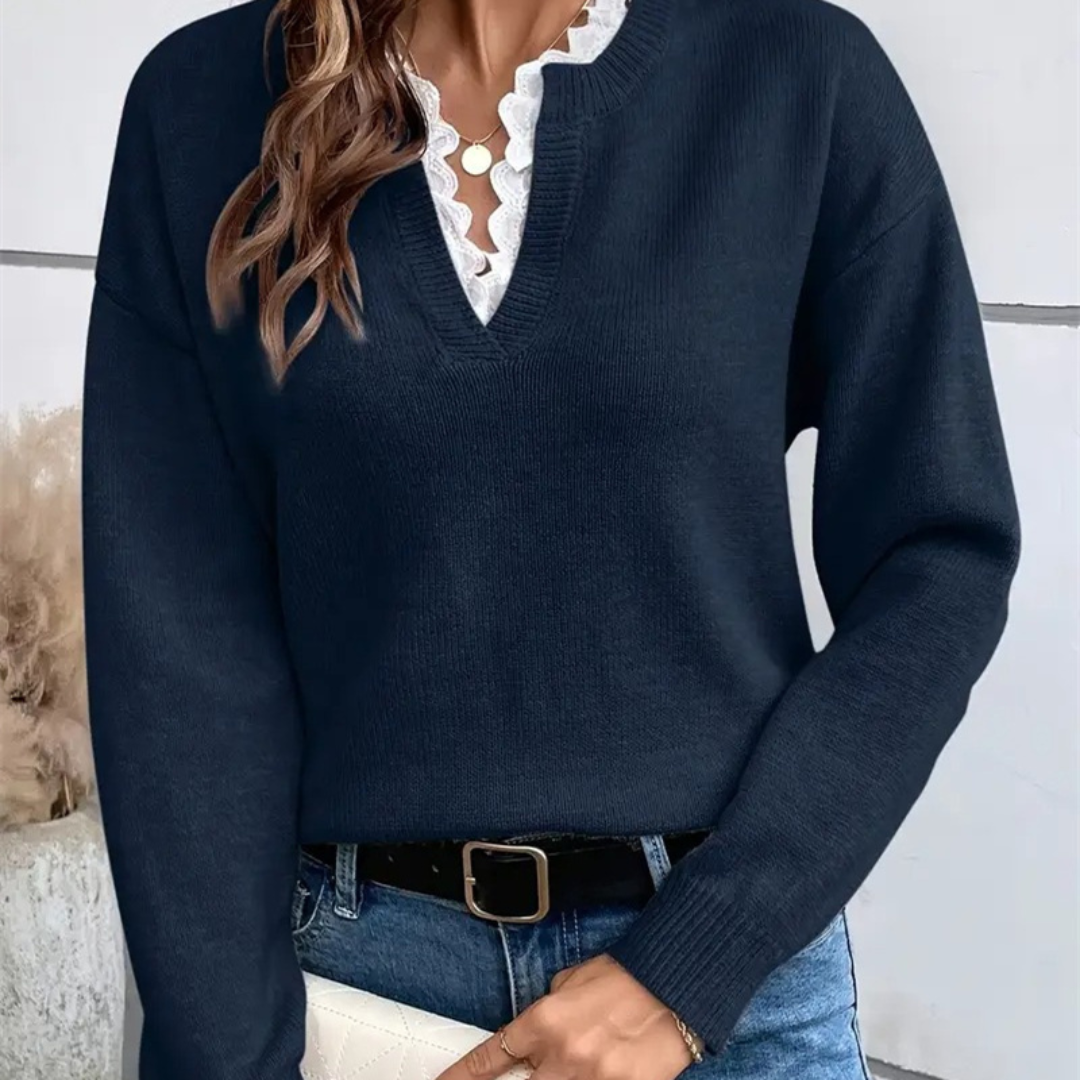 Léonie™ Elegantes Langarmshirt