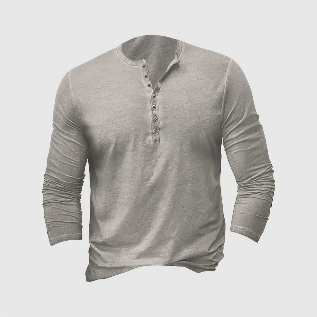 Naturzug Herren Langarmshirt