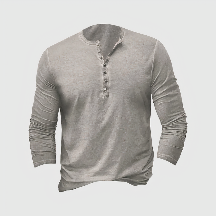 Naturzug Herren Langarmshirt