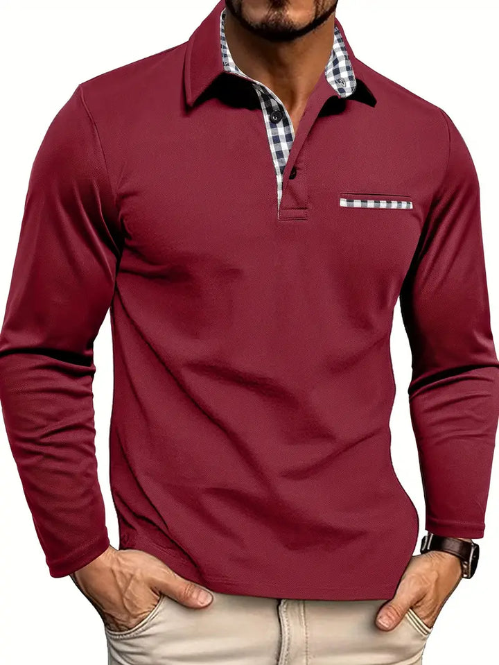 Willem - Poloshirt mit langen Ärmeln