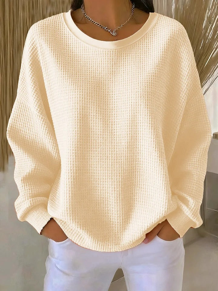 Elora - Texturiertes Sweatshirt