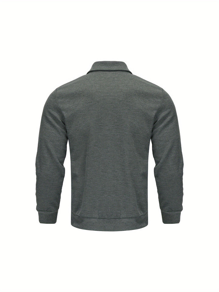 Marvin – Lässige Polyester Jacke Mit Reißverschluss