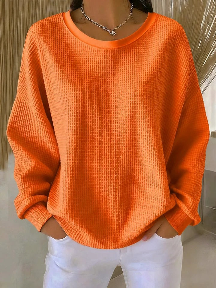 Elora - Texturiertes Sweatshirt