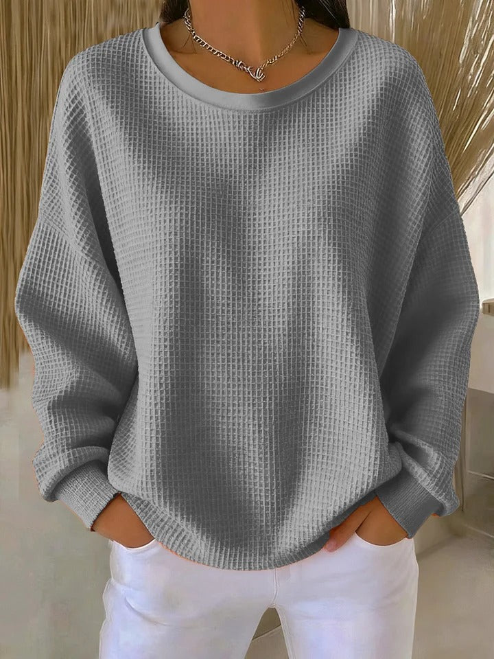 Elora - Texturiertes Sweatshirt