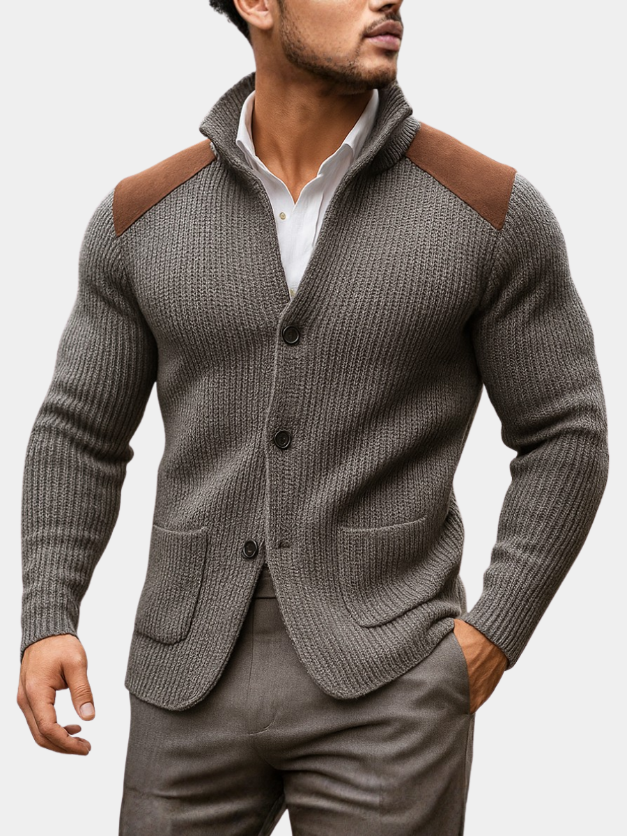 HENRY - BLAZER AUS STRUKTURIERTEM STRICK