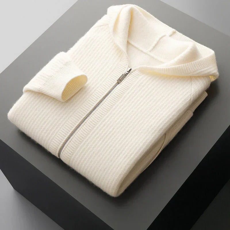 Herren Winter Hoodie aus Wolle