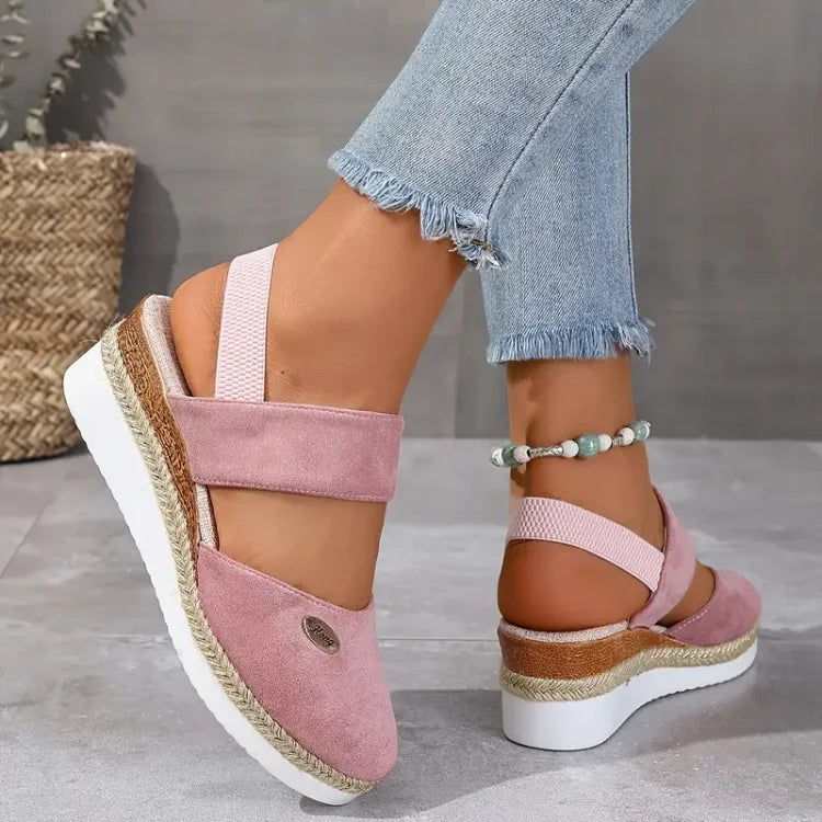 Andrea - Orthopädische Sandalen mit Plateau-Sohle