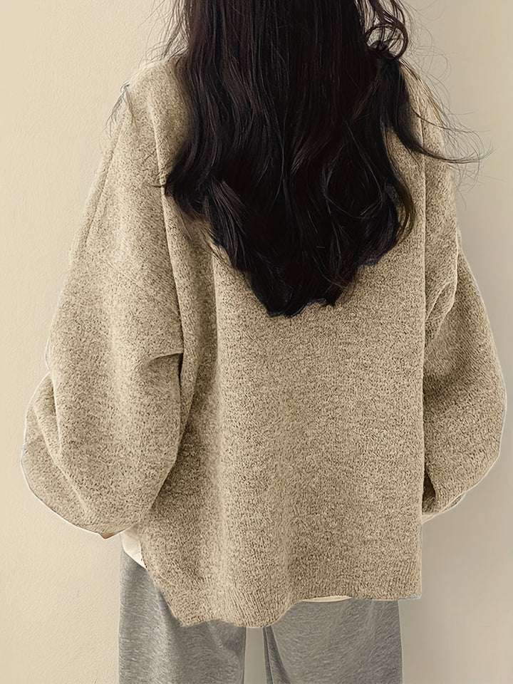 Pearline™ Pullover Mit Rundhalsausschnitt Und Langen Ärmeln