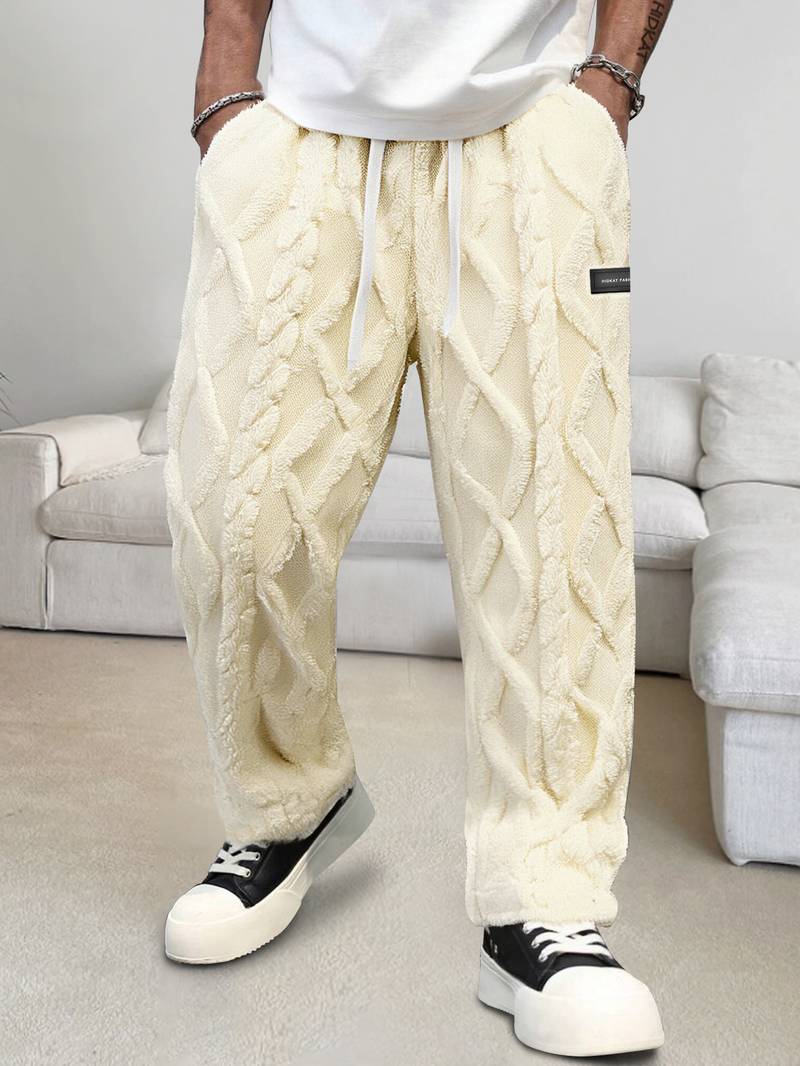 Zecharia Hose Mit Geometrischem Muster