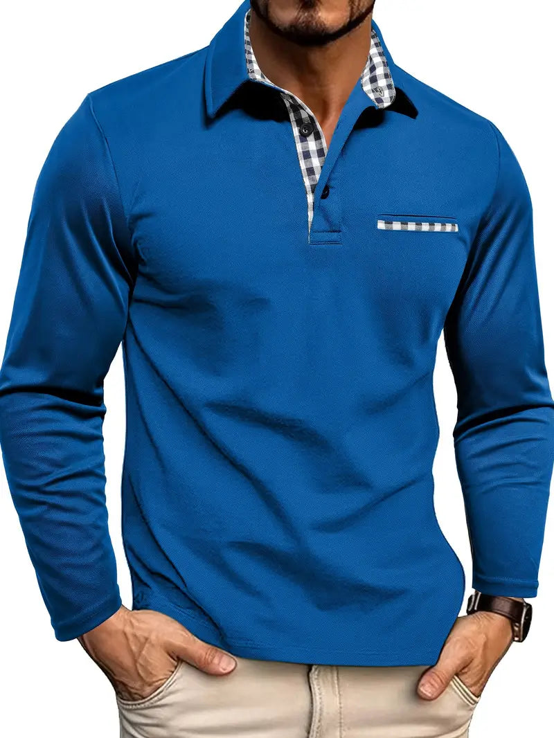 Willem - Poloshirt mit langen Ärmeln