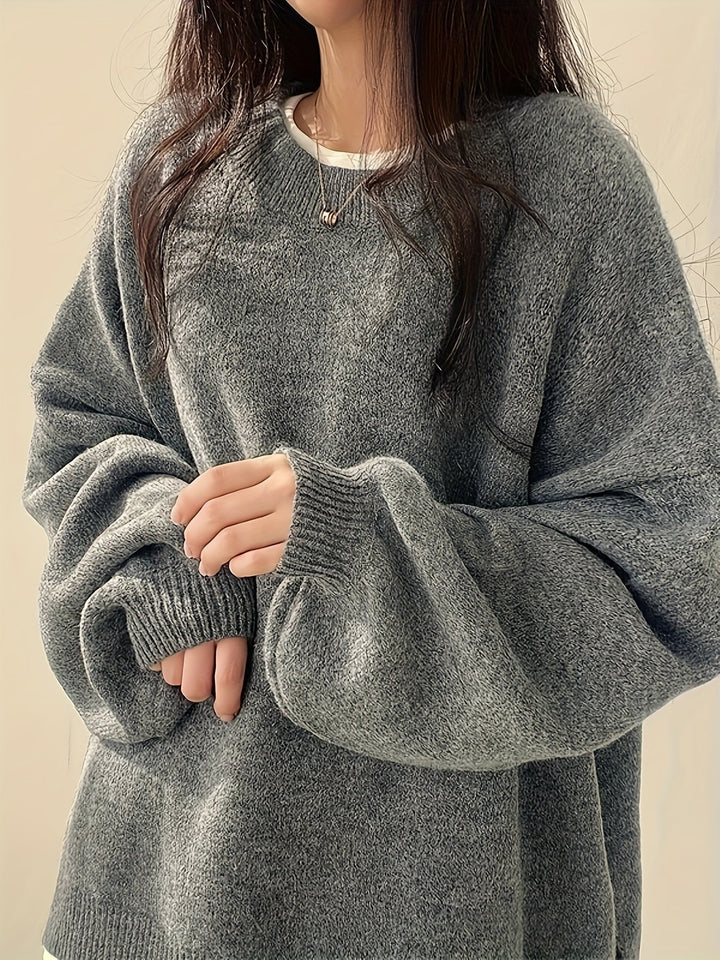 Pearline™ Pullover Mit Rundhalsausschnitt Und Langen Ärmeln