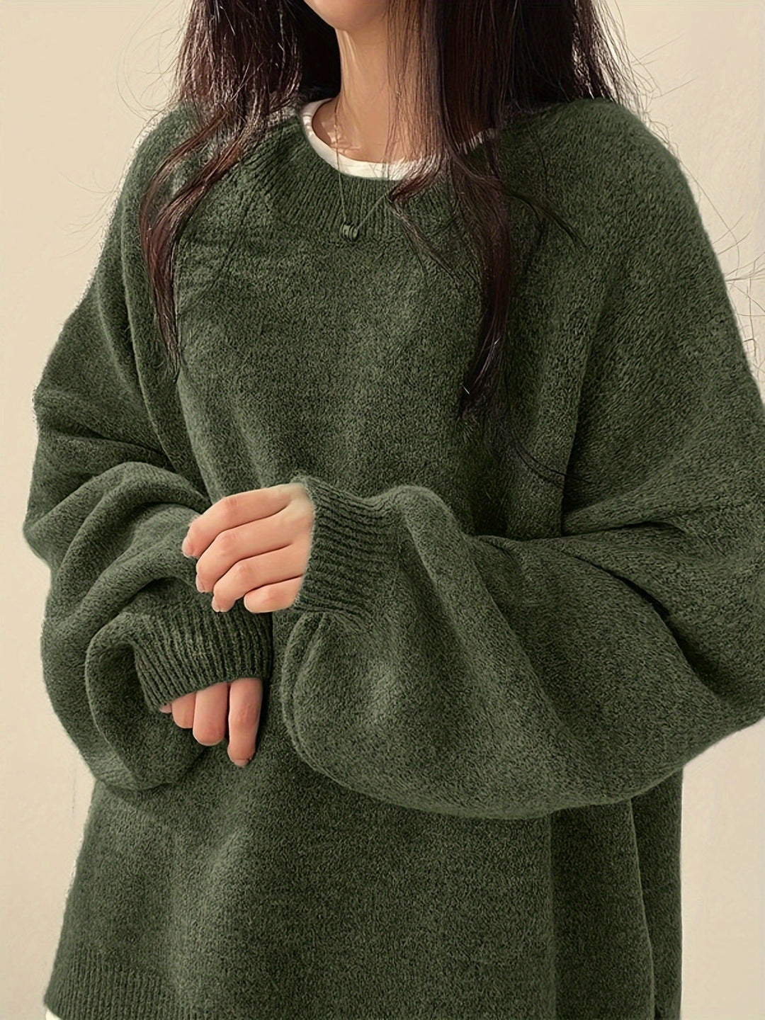 Pearline™ Pullover Mit Rundhalsausschnitt Und Langen Ärmeln