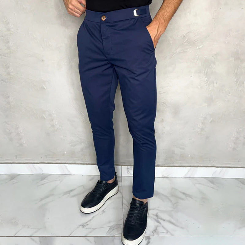 Matan Klassische Stretch Hose Mit Schmaler Passform