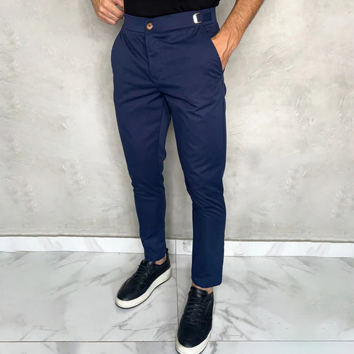 Matan Klassische Stretch Hose Mit Schmaler Passform