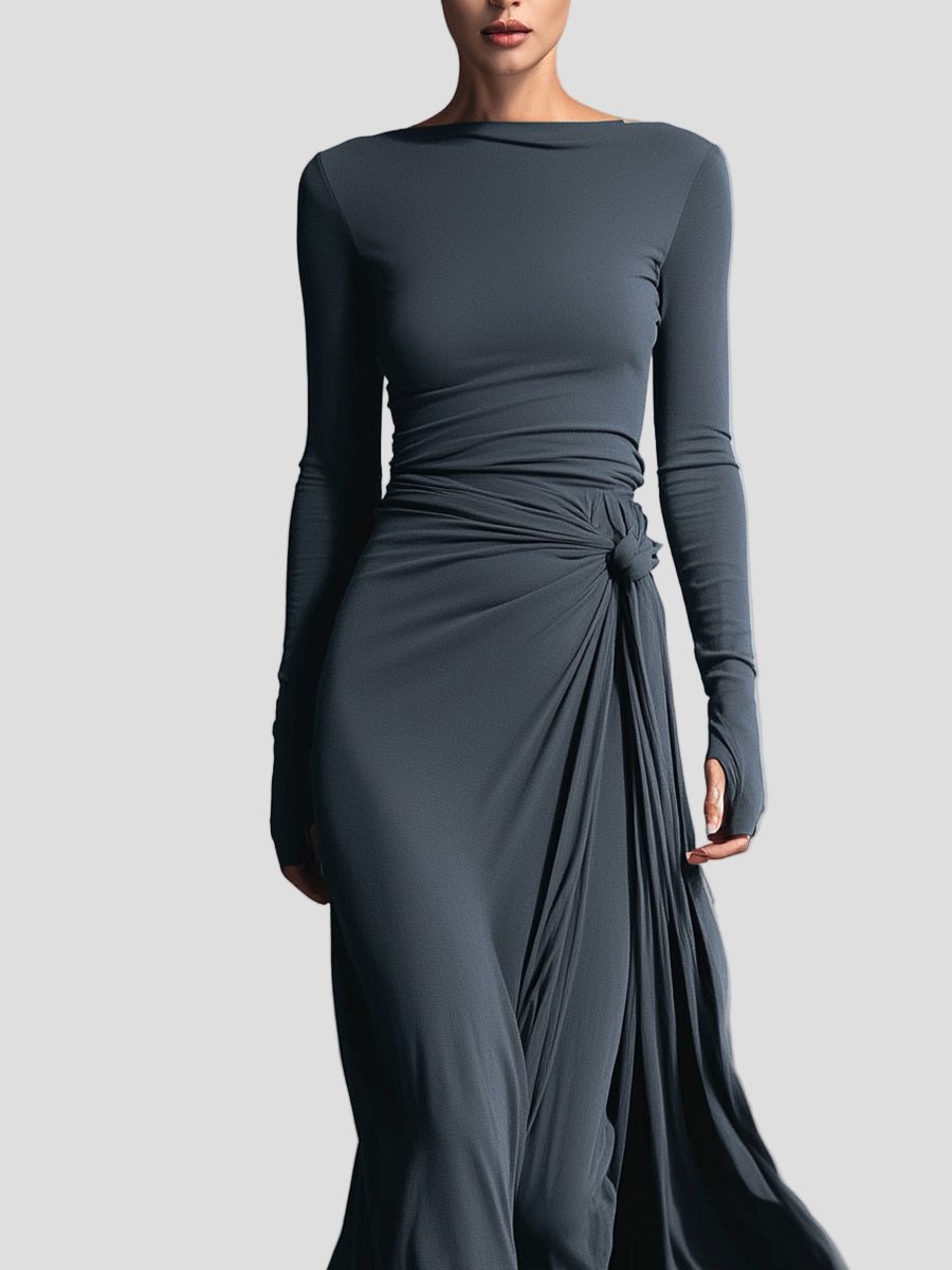 Anna - Elegantes Kleid aus elastischem Stoff mit formendem Effekt
