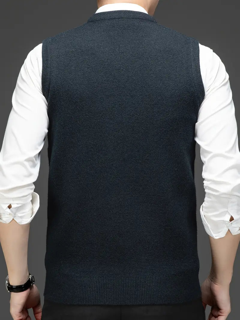 Yannick Ärmelloser Herren Pullover