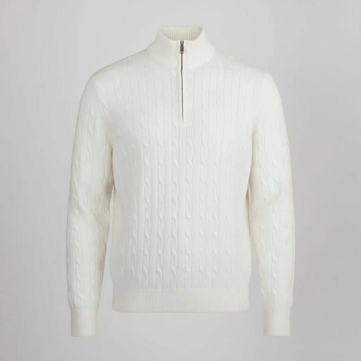 Cardigan Quater-Zip Sweater