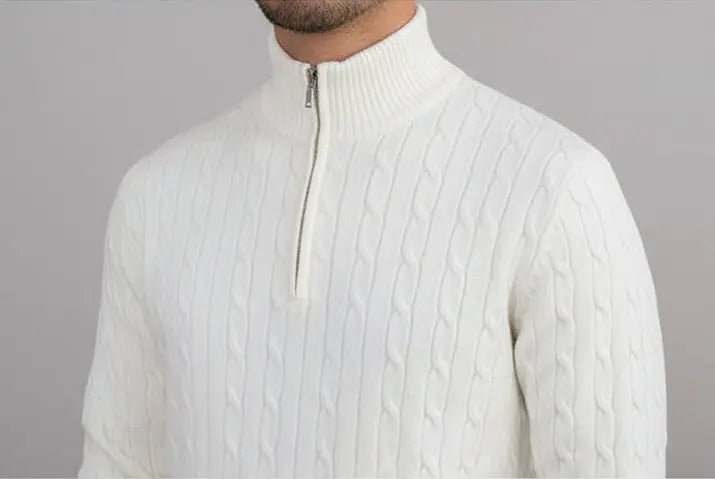 Cardigan Quater-Zip Sweater