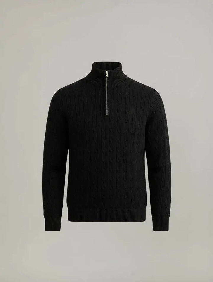 Cardigan Quater-Zip Sweater