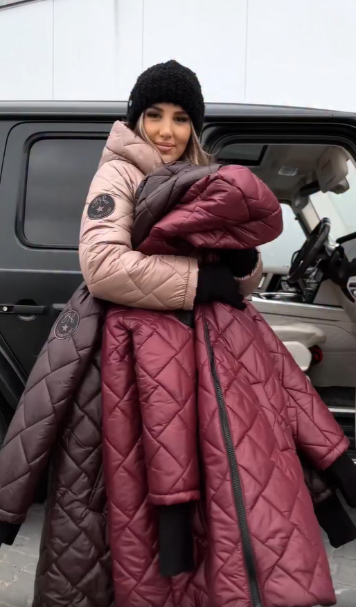Selina - Elegante gesteppte Daunenjacke mit Kapuze
