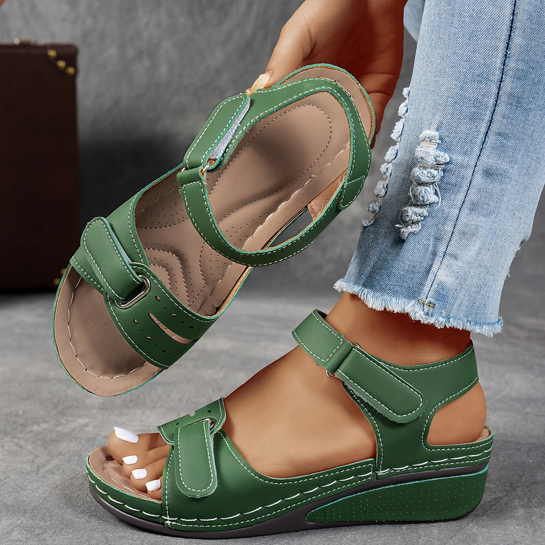 Vera - Orthopädische Sandalen mit Keilabsatz