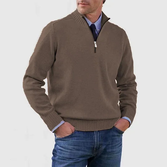 Ben™ Langarm Herren Zip-Pullover