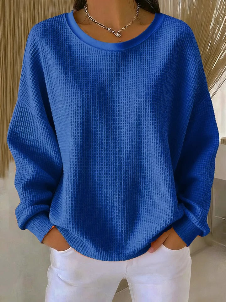 Elora - Texturiertes Sweatshirt